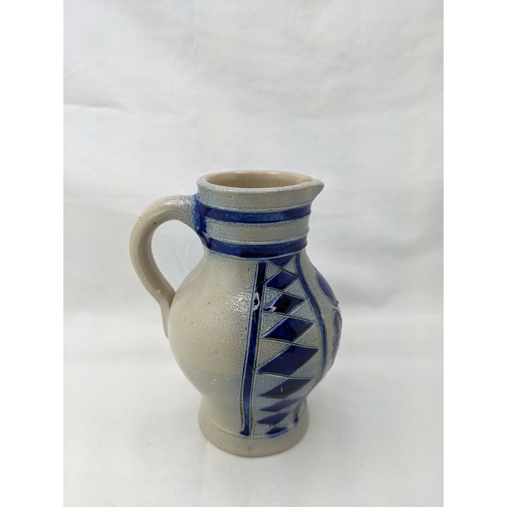 Salt Glaze Pitcher Germany Merkelbach Pottery 4.5 Inch